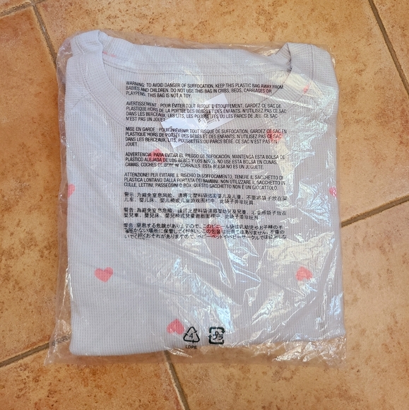 👀50% OFF💕NWT‼️ GAP brand Waffle-Knit Long Sleeve & Shorts Lounge Set - Picture 12 of 16